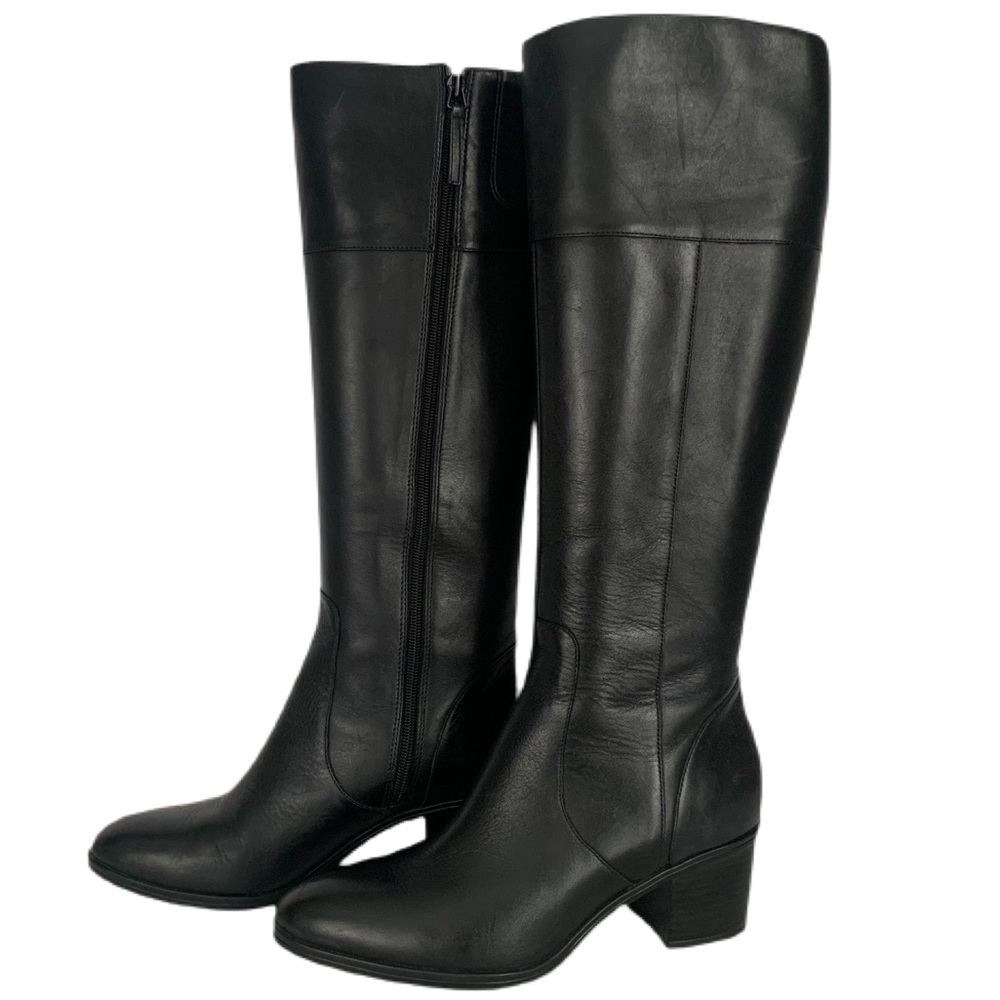 Naturalizer Harbor Wide Calf Leather Ridin…